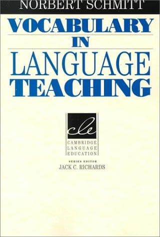 Tapa de Vocabulary in language teaching