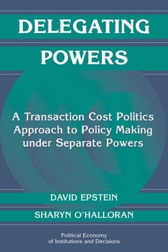 Tapa de Delegating powers