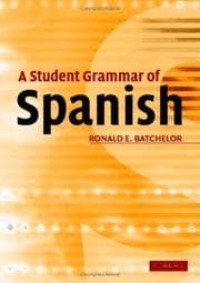 Tapa de A student grammar of Spanish