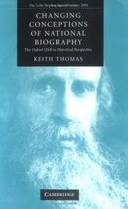 Tapa de Changing conceptions of national biography