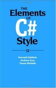 Tapa de Elements of C# Style