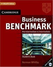 Tapa de Business Benchmark Pre-Intermediate to Intermediate Student's Book with CD ROM BULATS Edition