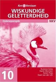 Tapa de Study and Master Mathematical Literacy Grade 10 Teacher's Book Afrikaans Translation