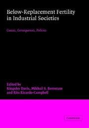 Tapa de Below-Replacement Fertility in Industrial Societies