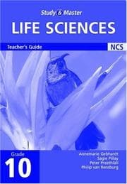 Tapa de Study and Master Life Sciences Grade 10