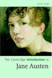 Tapa de The Cambridge Introduction to Jane Austen (Cambridge Introductions to Literature)
