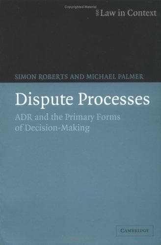 Tapa de Dispute Process