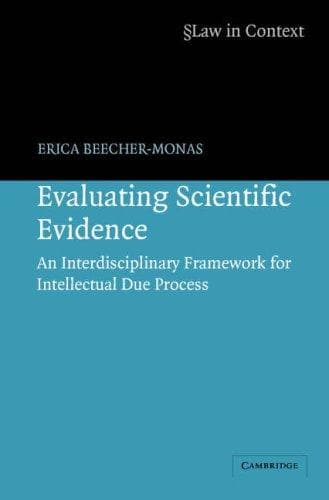 Tapa de Evaluating Scientific Evidence