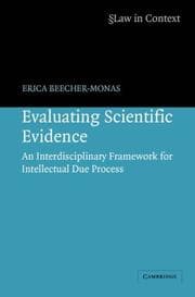 Tapa de Evaluating Scientific Evidence