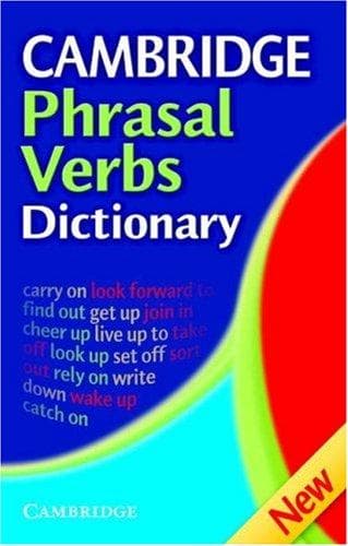 Tapa de Cambridge Phrasal Verbs Dictionary