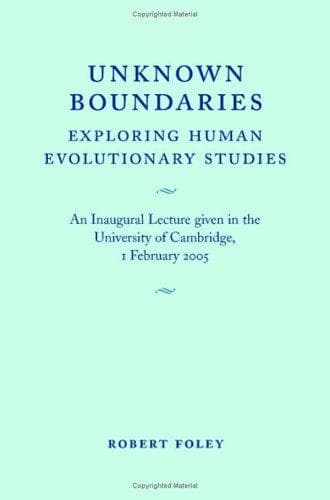 Tapa de Unknown Boundaries