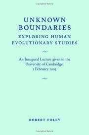 Tapa de Unknown Boundaries