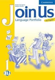 Tapa de Join Us for English 1 Language Portfolio
