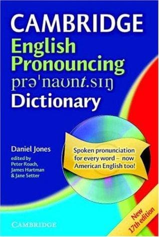 Tapa de English Pronouncing Dictionary with CD-ROM