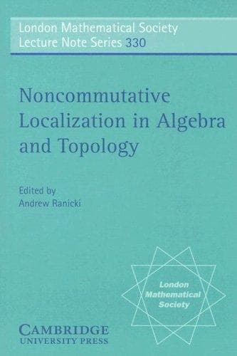 Tapa de Noncommutative Localization in Algebra and Topology