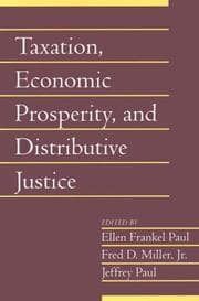 Tapa de Taxation, economic prosperity, and distributive justice