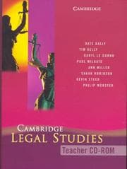 Tapa de Cambridge Legal Studies