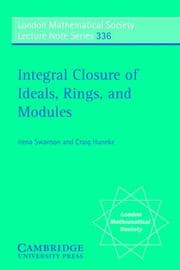Tapa de Integral closure of ideals, rings, and modules