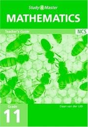 Tapa de Study and Master Mathematics Grade 11 Teacher's Guide