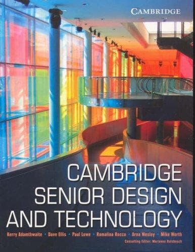 Tapa de Cambridge Senior Design and Technology