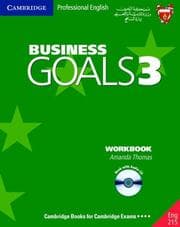 Tapa de Business Goals 3 Workbook and Audio CD Bahrain Edition