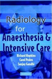 Tapa de Radiology for Anaesthesia and Intensive Care