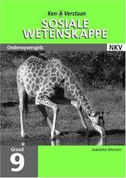 Tapa de Study and Master Social Sciences Grade 9 Teacher's Guide Afrikaans Translation