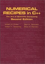 Tapa de Numerical Recipes in C++