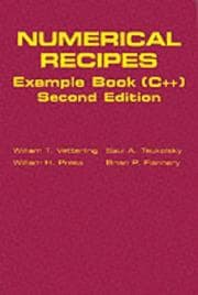 Tapa de Numerical recipes example book (C++)