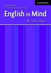 Tapa de English in Mind 3 Teacher's Book
