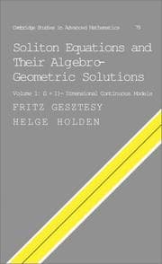 Tapa de Soliton Equations and Their Algebro-Geometric Solutions