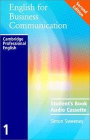 Tapa de English for Business Communication Audio Cassette Set