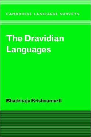 Tapa de The Dravidian languages
