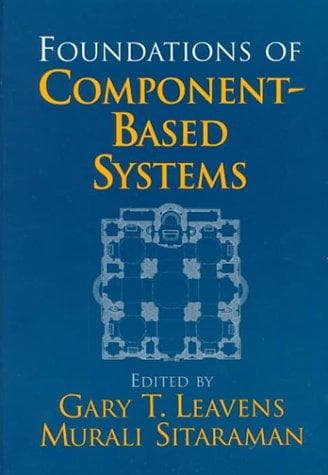 Tapa de Foundations of Component-Based Systems