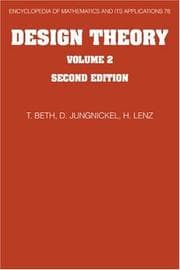 Tapa de Design theory