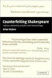 Tapa de Counterfeiting Shakespeare