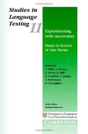 Tapa de Experimenting with uncertainty