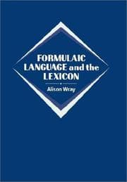 Tapa de Formulaic language and the lexicon