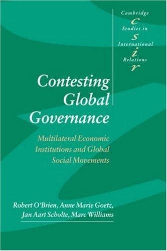Tapa de Contesting Global Governance
