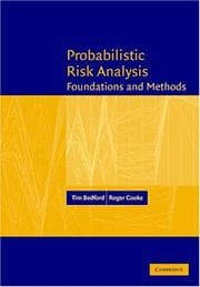 Tapa de Probabilistic risk analysis