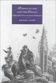 Tapa de Romanticism and the Gothic