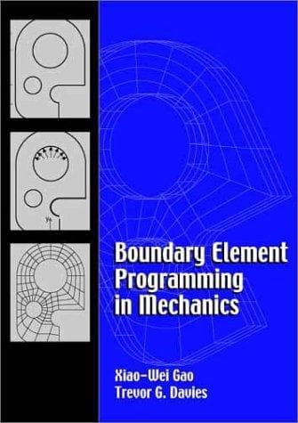 Tapa de Boundary Element Programming in Mechanics