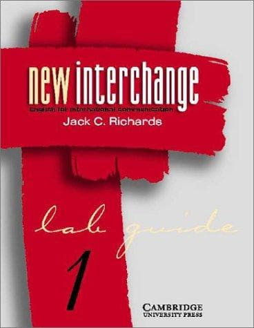 Tapa de New Interchange 1 Lab guide