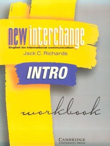 Tapa de New Interchange Intro Workbook
