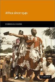 Tapa de Africa since 1940