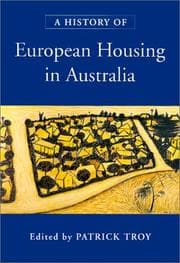 Tapa de A History of European Housing in Australia