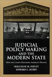 Tapa de Judicial Policy Making and the Modern State