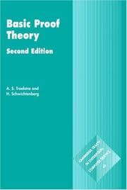 Tapa de Basic proof theory