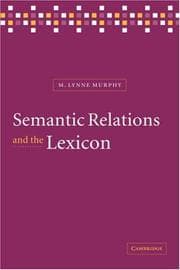 Tapa de Semantic Relations and the Lexicon