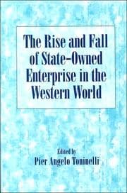 Tapa de The Rise and Fall of State-Owned Enterprise in the Western World (Comparative Perspectives in Business History)